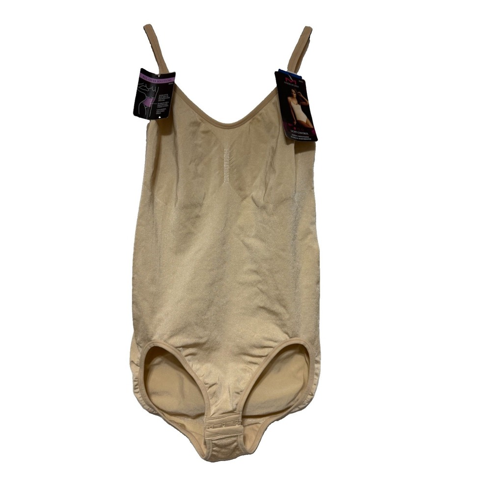 Maidenform DM2585 All-Over Solutions Seamless Bodybriefer Shapewear Nude XL